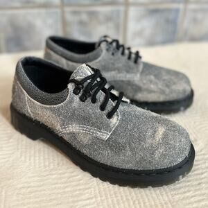 NEW Womens Size 8 Dr Martens 8053 Stonewashed Suede Low Top Casual Platform Shoe